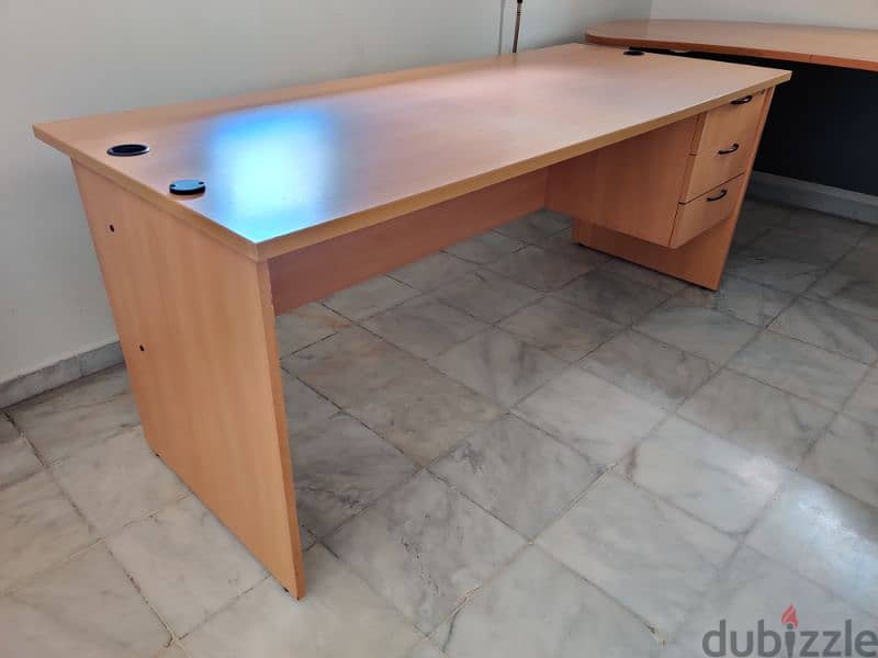 2x big size heavy duty office desks 5