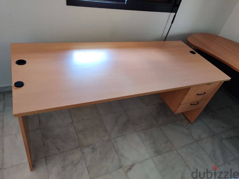 2x big size heavy duty office desks 6