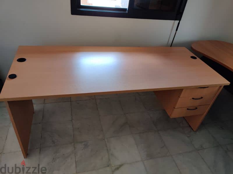 2x big size heavy duty office desks 7