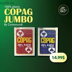 100% Plastic Poker Copag Cards