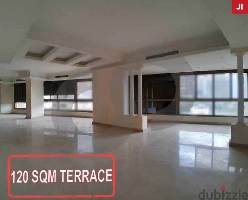 terrace,balcony,prime location,hazmieh,mar takla/مار تقلا REF#JI111964 0