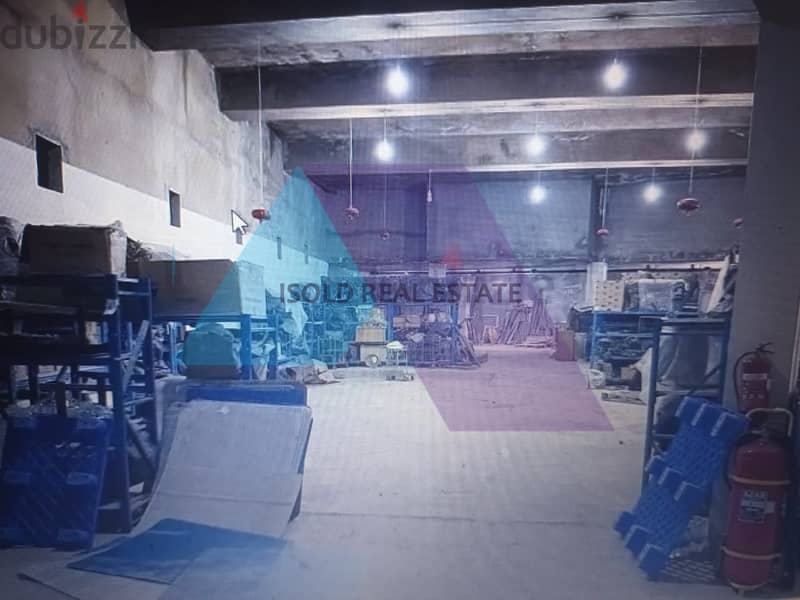 A 1000 m2 ground floor warehouse for sale in Maameltein/Jounieh 2