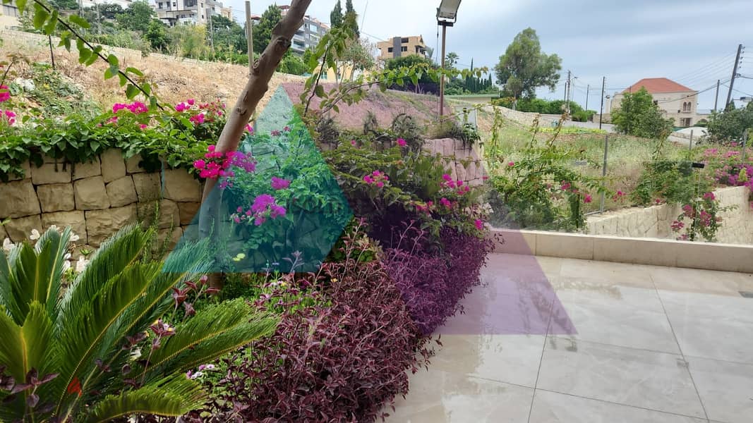 Luxurious decorated 210m2 apartment+garden+sea view  for sale in Jbeil 1