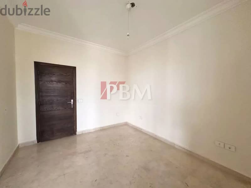 Comfortable Apartment For Rent In Badaro | High Floor | 220 SQM | 3