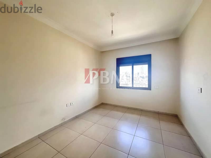 Comfortable Apartment For Rent In Badaro | High Floor | 220 SQM | 6