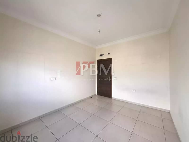 Comfortable Apartment For Rent In Badaro | High Floor | 220 SQM | 8