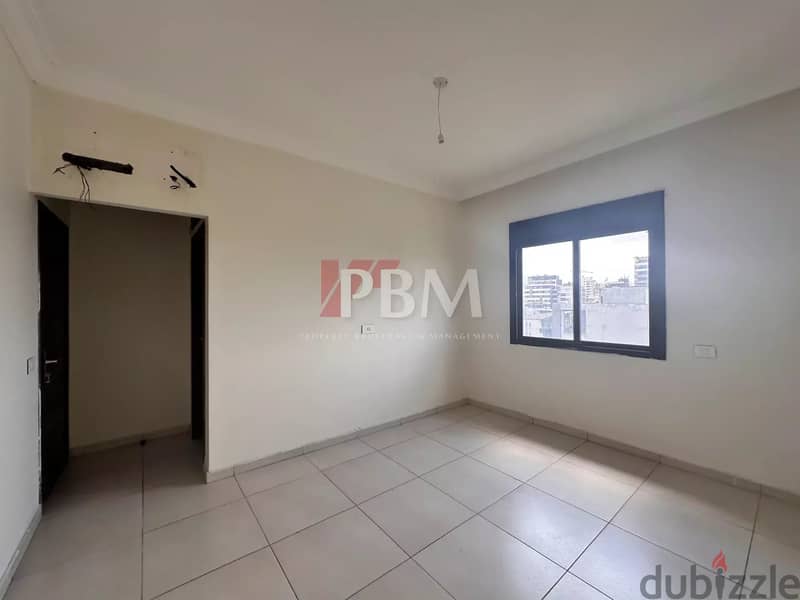 Comfortable Apartment For Rent In Badaro | High Floor | 220 SQM | 11