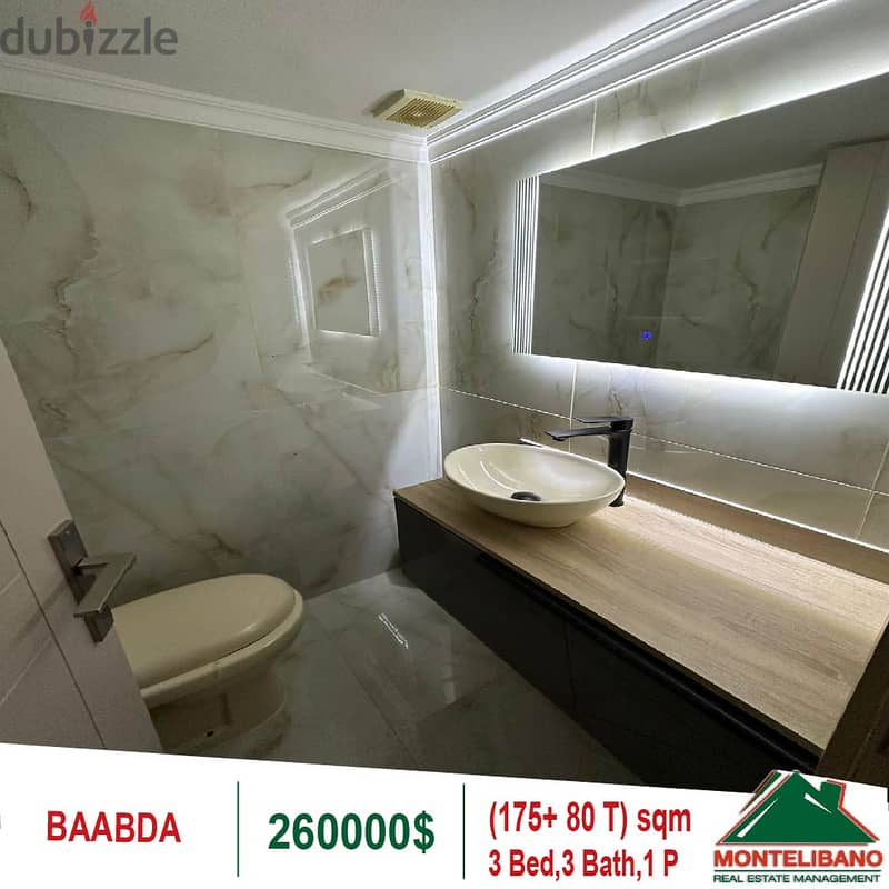 260000$!! Apartment for sale located in Baabda 4