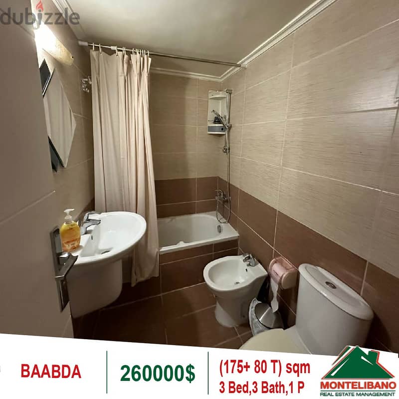 260000$!! Apartment for sale located in Baabda 6