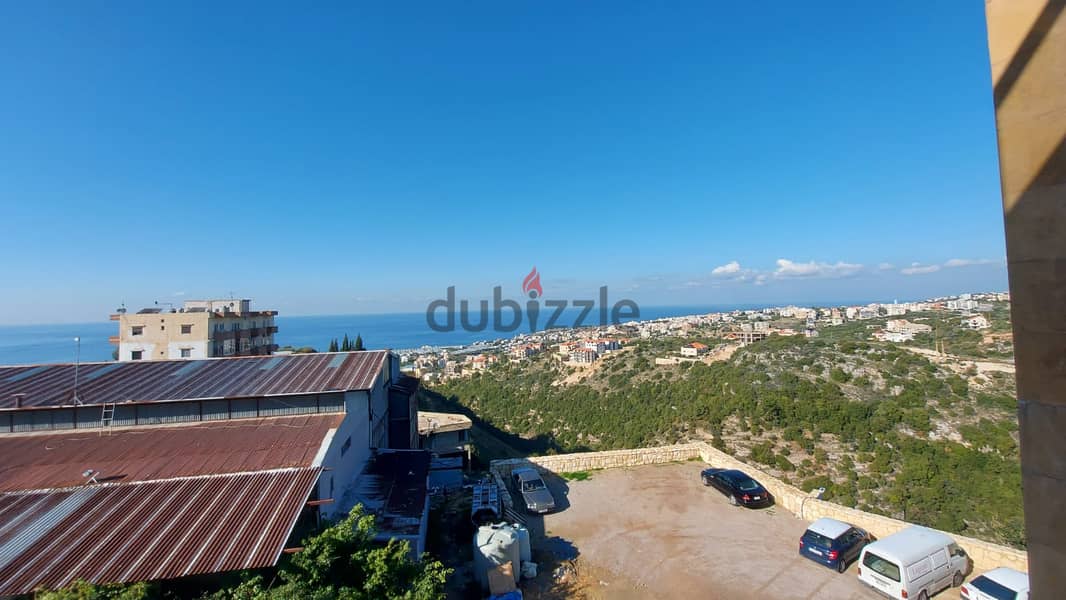 L14370-Furnished 3-Bedroom Apartment With Sea-View for Sale in Jbeil 1