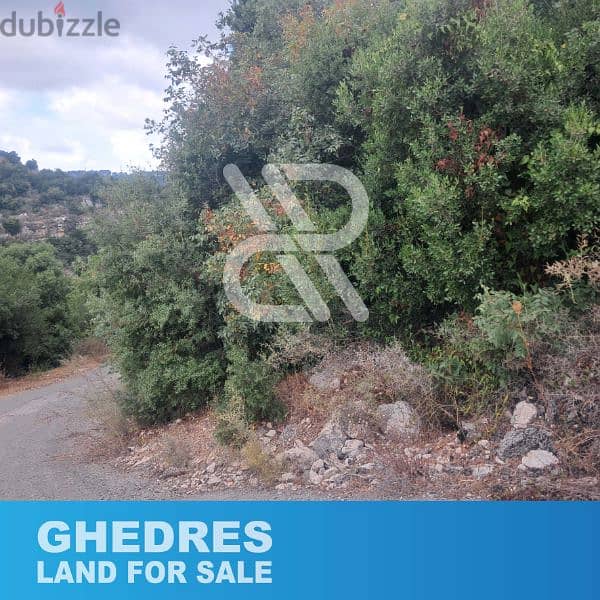 Land for sale in Ghedres - أرض للبيع في غدراس 1