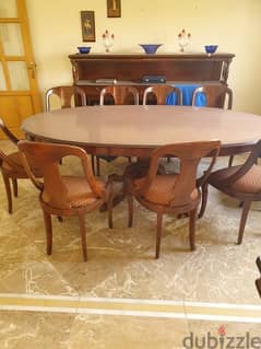 Regency Full Dining Room with 10 chairs