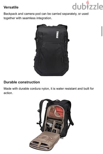 Thule Covert camera backpack DSLR 24L black 6