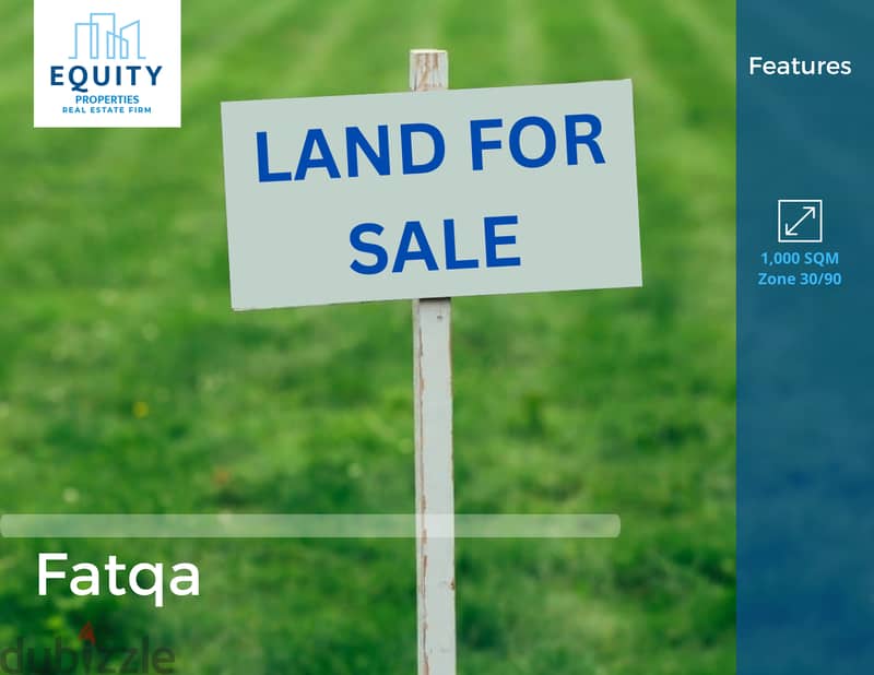 Land For Sale In Fatqa With Sea View أرض للبيع في فتقا #RR861105 0