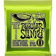 Ernie Ball Electric Guitar Strings 0