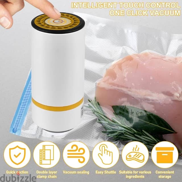 Mini Vacuum Sealer, USB Bag Sealer Pump for Food Preservation 1