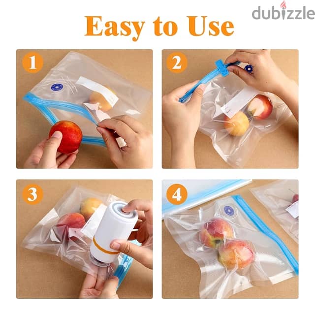 Mini Vacuum Sealer, USB Bag Sealer Pump for Food Preservation 3