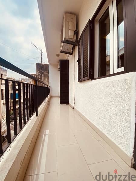 Achrafieh Fully Furnished 135m2 Cute Apart 2 bdr 2 bath 20 amps 24/7 3