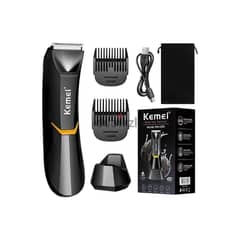 Kemei Body Hair Trimmer – Versatile Groin & Beard Groomer