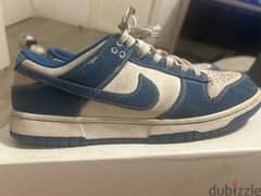 Nike dunks sashikos Blue size 45 fits 45,5 Ca change the price.