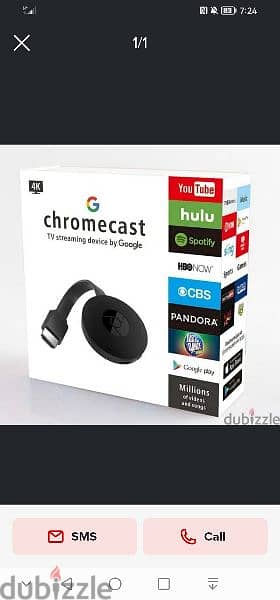 chromecast dongle TV streaming 0