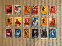 Football collectible trading cards