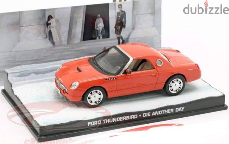 Ford Thunderbird (James Bond Movie) diecast car model 1;43. 0