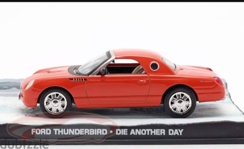 Ford Thunderbird (James Bond Movie) diecast car model 1;43. 2