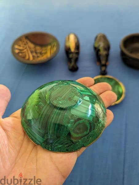 Malachite bowl from Congo 1