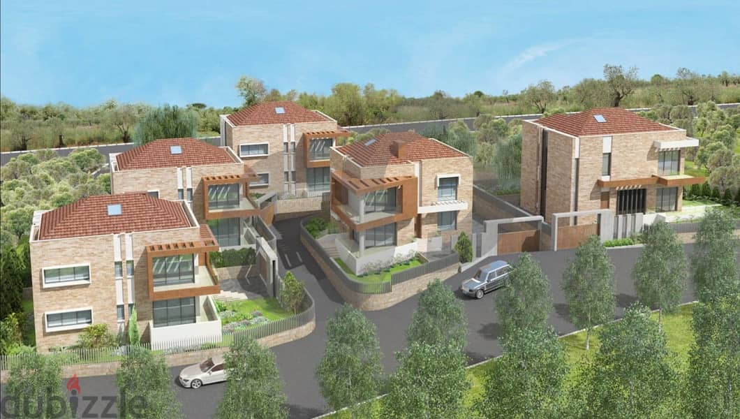 #YW109439. Four unfinished villas in Beshmezzin-Koura/بشمزين-كورا 1