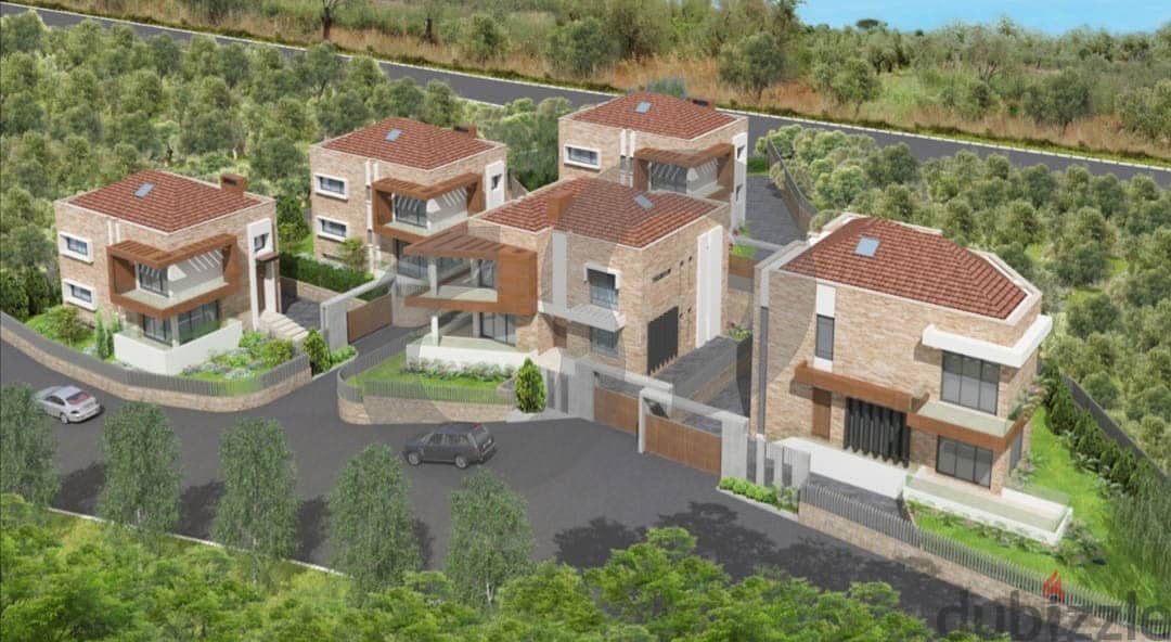 #YW109439. Four unfinished villas in Beshmezzin-Koura/بشمزين-كورا 4