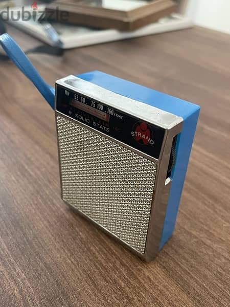 vintage blue radio 2