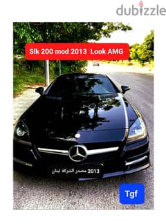 Mercedes-Benz  200 SLk 2013  Look AMG  مصدر الشركة لبنان 0