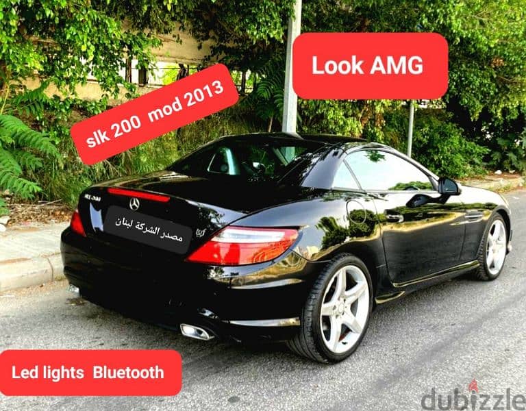 Mercedes-Benz  200 SLk 2013  Look AMG  مصدر الشركة لبنان 2