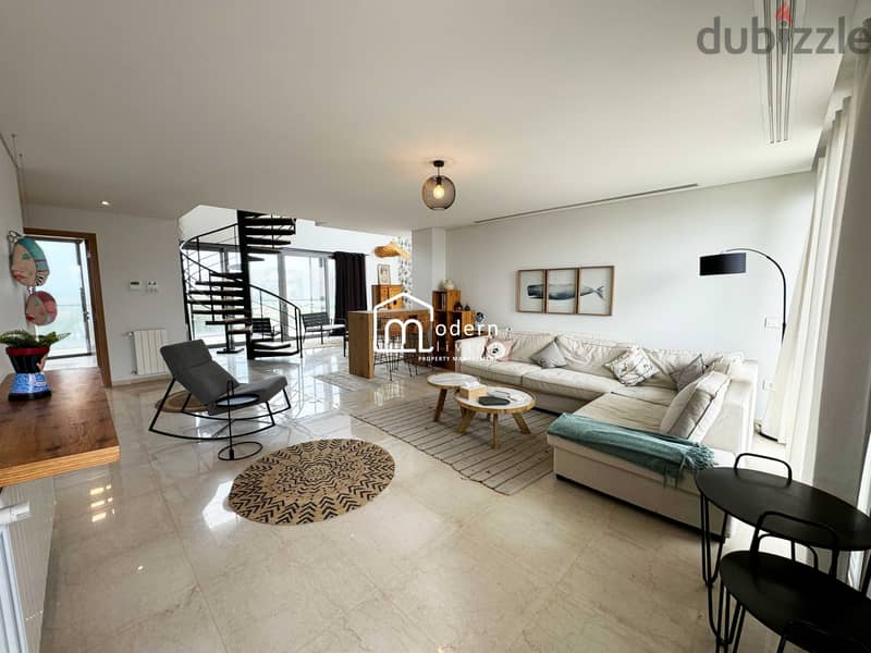 Private Rooftop Modern Triplex for Sale in Waterfront, Dbayeh 1