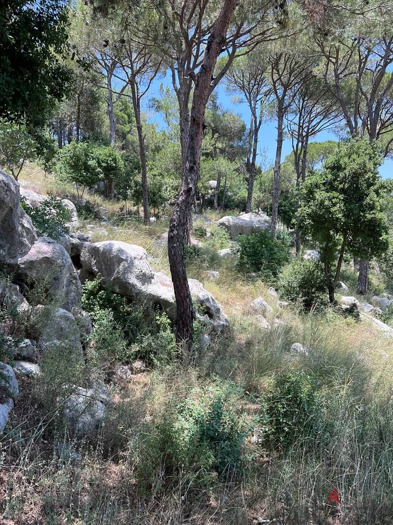 3495 Sqm Land for sale in Oyoun Broumana | Mountain view 3