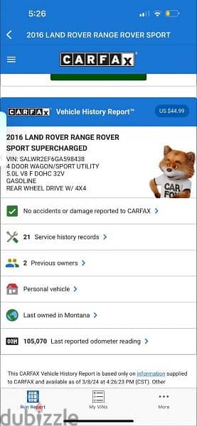 Land Rover Range Rover Sport V8 2016 ajnabe new arrival hot price 10