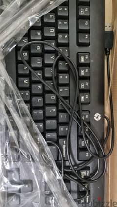 KEYBOARD ENGLISH HP USB - NEW 1300 PCS  كيبورد انكليزي