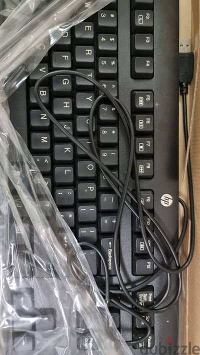 KEYBOARD ENGLISH HP USB - NEW 1300 PCS  كيبورد انكليزي