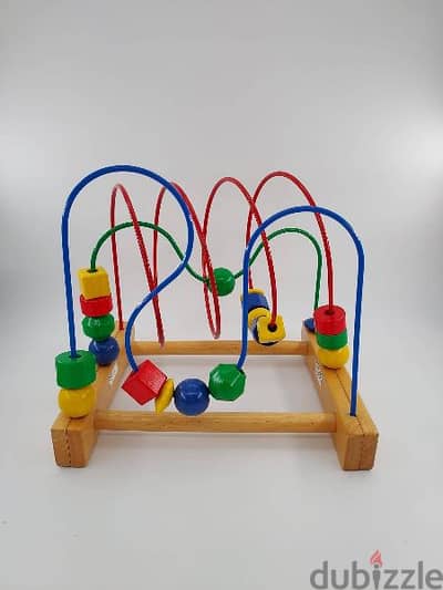 Ikea Mula wooden bead Rollercoaster