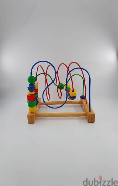 Ikea Mula wooden bead Rollercoaster 1