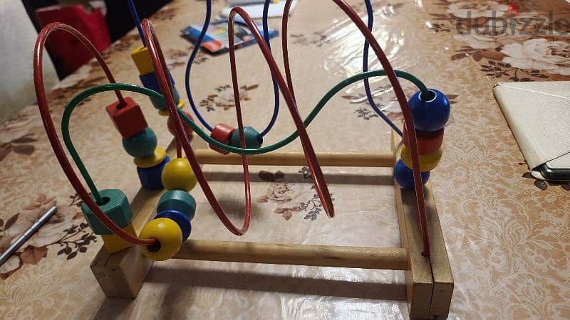 Ikea Mula wooden bead Rollercoaster 3