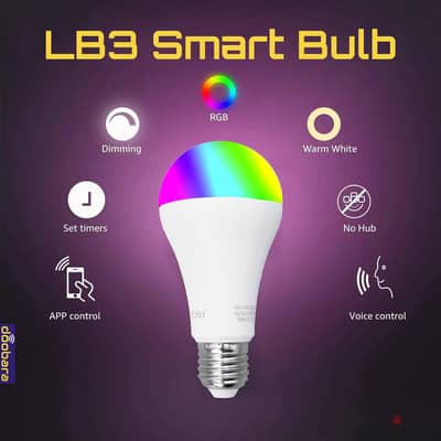 Bulb lamp light Smart 14w 1502 lumens RGB, Cool, Warm