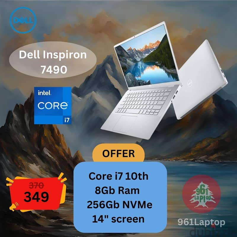 Dell Inspiron 7490 | لابتوب فخم ونضيف 0