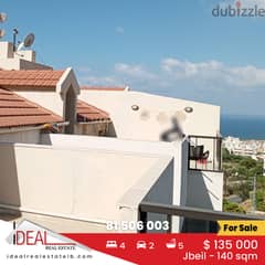 Duplex for sale in Jbeil 140 sqm ref#jh17370