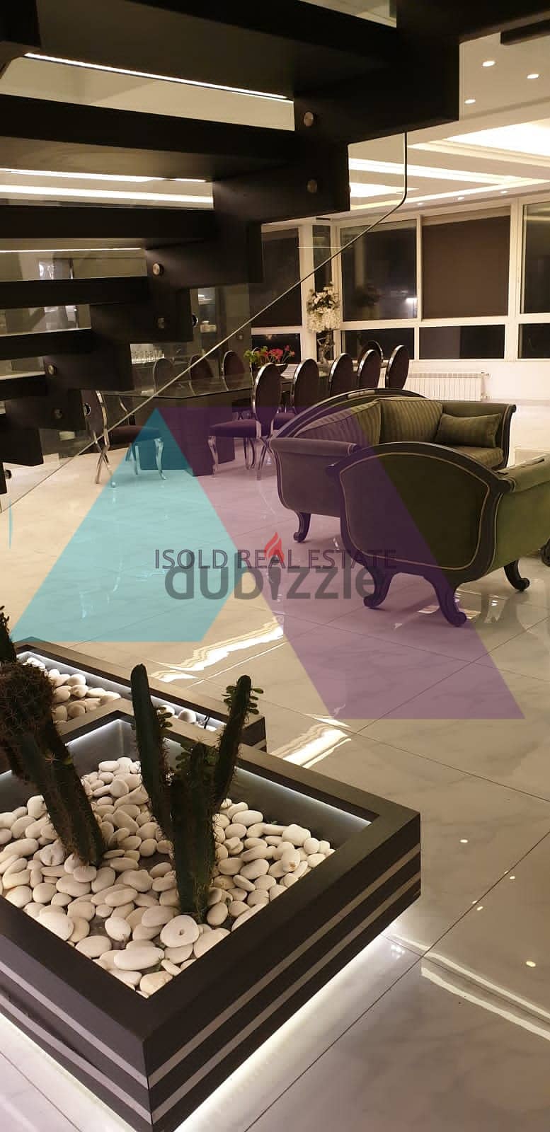 Decorated&Furnished 300m2 duplex apartment+terrace for sale in Rabweh 6