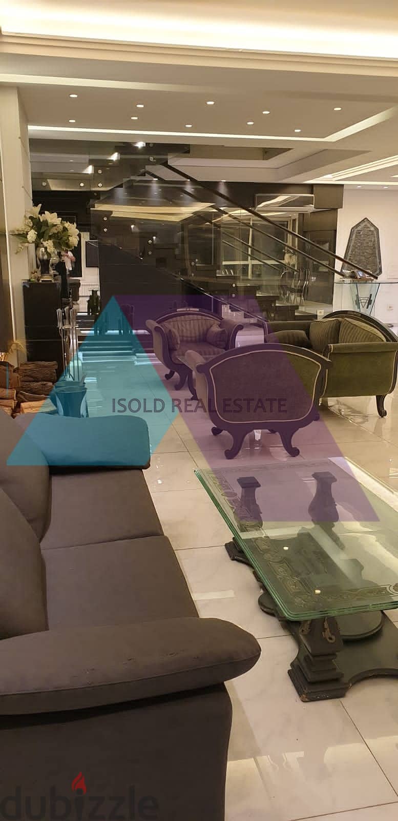 Decorated&Furnished 300m2 duplex apartment+terrace for sale in Rabweh 7