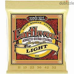 Ernie Ball Acoustic Guitar Strings 0