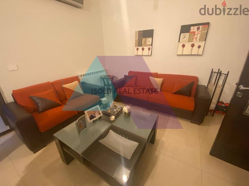 Luxurious decorated 180m2 apartment+terrace & garden for sale in Dbaye 4