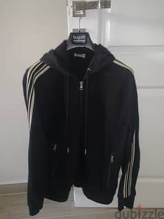 Black Moncler Zip Up Hoodie